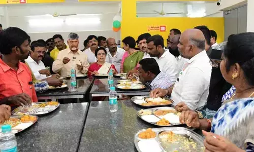 AP:పేదలతో కలిసి భోజనం చేయడం ఎంతో సంతృప్తినిచ్చింది :నారా భువనేశ్వరి