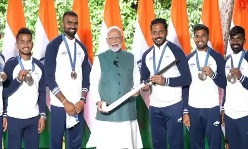 ఒలింపిక్ క్రీడాకారుల్ని.. ఘనంగా సత్కరించిన ప్రధాని మోడీ.!