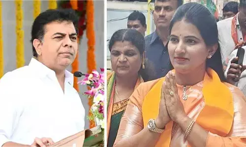 Shilpa Reddy: కేటీఆర్ సంస్కార హీనుడు.. డబ్బుందనే అహంకారం ఎక్కువ