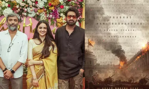 Prabhas:హను రాఘవపూడి సినిమాలో ఫౌజీ సైనికుడిగా ప్రభాస్.. హింట్ ఇస్తూ హైప్ పెంచేస్తున్న పోస్టర్ (పోస్ట్)