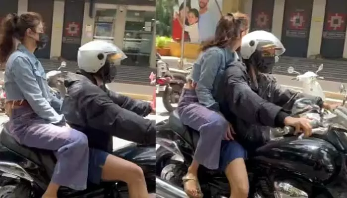 Rhea Chakraborty: ప్రియుడితో దొరికిపోయిన హీరోయిన్.. మండిపడుతున్న హీరో ఫ్యాన్స్! Rhea Chakraborty: ప్రియుడితో దొరికిపోయిన హీరోయిన్.. మండిపడుతున్న హీరో ఫ్యాన్స్!
