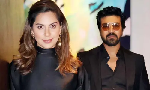 RAM CHARAN-UPASANA:బ్లాక్ అండ్ బ్లాక్‌లో మెగా క్యూట్ కపుల్.. మైండ్ బ్లోయింగ్ పిక్స్ వైరల్