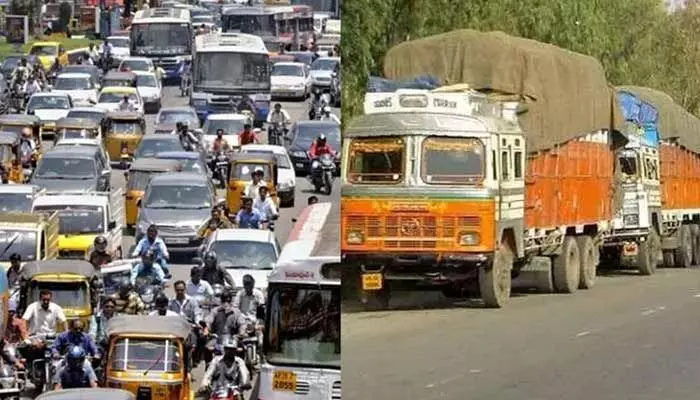 Heavy Vehicles: ఉదయం 7 గంటలకు సీటీలోకి భారీ వాహనాలు నో ఎంట్రీ.. నగర పోలీస్ కీలక నిర్ణయం Heavy Vehicles: ఉదయం 7 గంటలకు సీటీలోకి భారీ వాహనాలు నో ఎంట్రీ.. నగర పోలీస్ కీలక నిర్ణయం