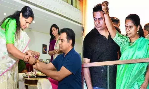 Raksha Bandhan : పండగ పూట కేటీఆర్ భావోద్వేగం.. జైల్లో తన సోదరి కవితపై ఎమోషనల్ ట్వీట్