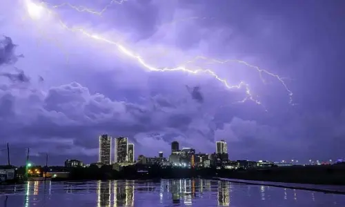 నగరంలో జోరువాన.. మియాపూర్‌లో పిడుగుపాటు