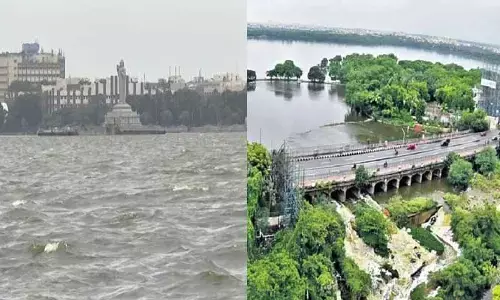 నిండుకుండలా ట్యాంక్ బండ్.. దిగువకు నీటి విడుదల