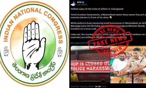 T Congress : కేటీఆర్‌ ట్వీట్ ఫేక్ న్యూస్! తెలంగాణ కాంగ్రెస్ కౌంటర్ ట్వీట్
