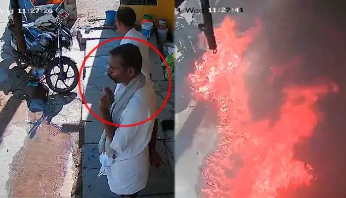Trending: ఓ అగ్గిపుల్ల ఎఫెక్ట్.. కొంచెం అయితే అందరూ బూడిదే (వీడియో వైరల్) Trending: ఓ అగ్గిపుల్ల ఎఫెక్ట్.. కొంచెం అయితే అందరూ బూడిదే (వీడియో వైరల్)