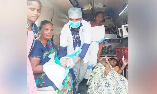 Happy Delivery: 108 అంబులెన్స్‌లో ప్రసవం.. తల్లీ, బిడ్డా క్షేమం