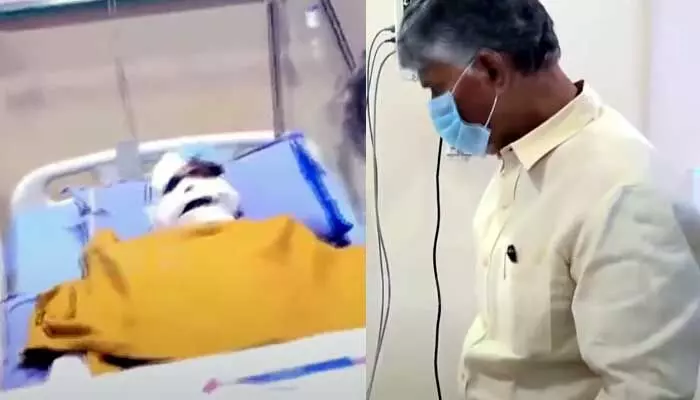 Breaking: ఫార్మా కంపెనీ బాధితులకు సీఎం చంద్రబాబు పరామర్శ Breaking: ఫార్మా కంపెనీ బాధితులకు సీఎం చంద్రబాబు పరామర్శ