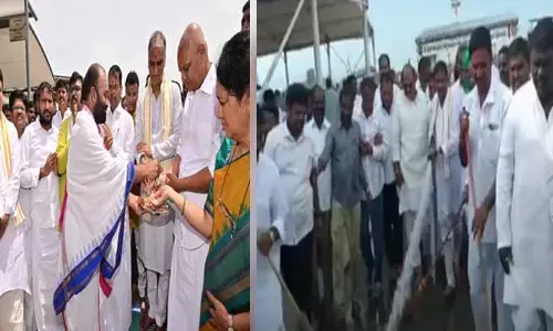 Harish Rao Yadadri Temple Tour: వివాదంగా మారిన హరీశ్ రావు యాదాద్రి ప్రోగ్రామ్
