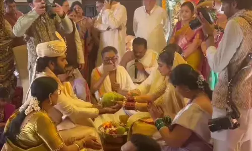 అంగరంగ వైభవంగా టాలీవుడ్ యంగ్ హీరో పెళ్లి.. జంట ఎంత ముద్దుగా ఉన్నారో..