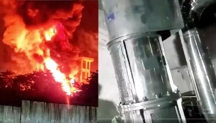 BREAKING: రాష్ట్రంలో మరో భారీ అగ్ని ప్రమాదం.. నలుగురికి తీవ్ర గాయాలు BREAKING: రాష్ట్రంలో మరో భారీ అగ్ని ప్రమాదం.. నలుగురికి తీవ్ర గాయాలు