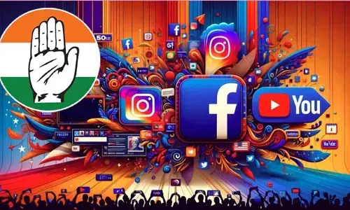 Congress: సోషల్ మీడియాపై కాంగ్రెస్ ఫోకస్..! వెల్ఫేర్ స్కీమ్స్, అభివృద్ధిపై పబ్లిసిటీ