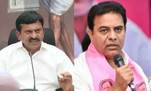 బీఆర్ఎస్ వర్కింగ్ ప్రెసిడెంట్ కేటీఆర్‌కు మంత్రి పొంగులేటి సవాల్