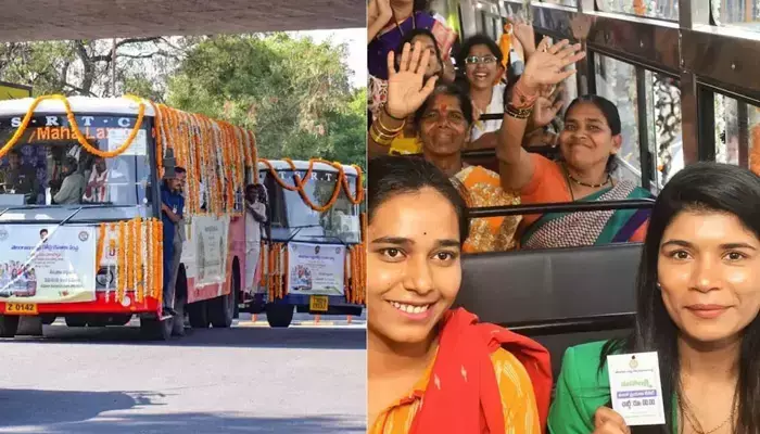 మహాలక్ష్మి పథకం జోరు.. 300 కోట్ల ప్రయాణాలతో మహిళలకు రూ.10 వేల కోట్ల ఆదా! మహాలక్ష్మి పథకం జోరు.. 300 కోట్ల ప్రయాణాలతో మహిళలకు రూ.10 వేల కోట్ల ఆదా!