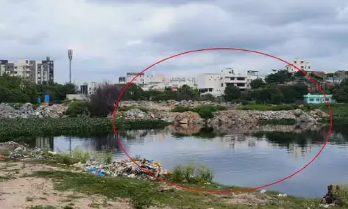 మైసమ్మ చెరువును మింగేస్తున్న భూ బకాసురులు