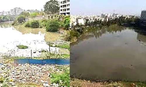 బంజారా సరస్సునూ మింగేస్తున్నారు