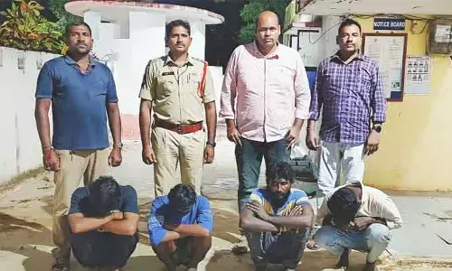 గంజాయి అమ్ముతున్న ఆరుగురి అరెస్టు