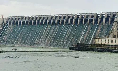 నాగార్జున సాగ‌ర్ డ్యాం క్రస్ట్ గేట్ల మూసివేత..