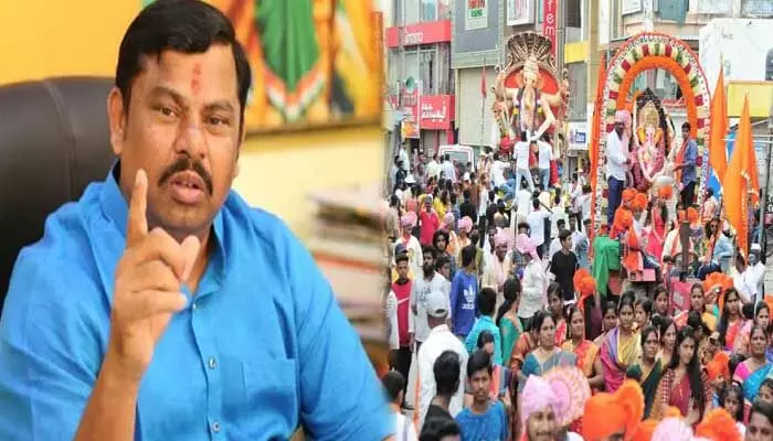 Ganpati Visarjan : తాగి గణేష్ నిమజ్జనానికి వెళ్తే చర్యలు తీసుకోండి! హైదరాబాద్ సీపీకి రాజాసింగ్ లేఖ Ganpati Visarjan : తాగి గణేష్ నిమజ్జనానికి వెళ్తే చర్యలు తీసుకోండి! హైదరాబాద్ సీపీకి రాజాసింగ్ లేఖ