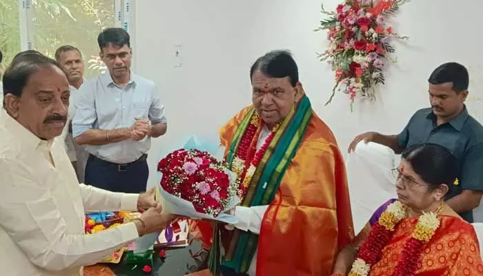Pocharam Srinivas Reddy: అగ్రికల్చర్ అడ్వైజర్ గా పోచారం బాధ్యతల స్వీకరణ Pocharam Srinivas Reddy: అగ్రికల్చర్ అడ్వైజర్ గా పోచారం బాధ్యతల స్వీకరణ