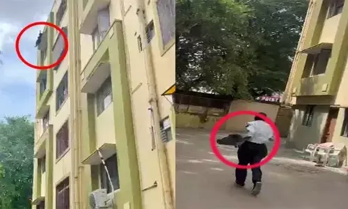 Crime News: ఫోన్ మాట్లాడుతూ.. అపార్ట్ మెంట్ ఐదో అంతస్తు నుంచి దూకి యువతి ఆత్మహత్య!