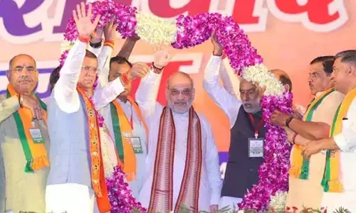 Amith sha : టెర్రరిస్టులను విడిపించడమే రాహుల్, ఒమర్ అబ్దుల్లా ఎజెండా!