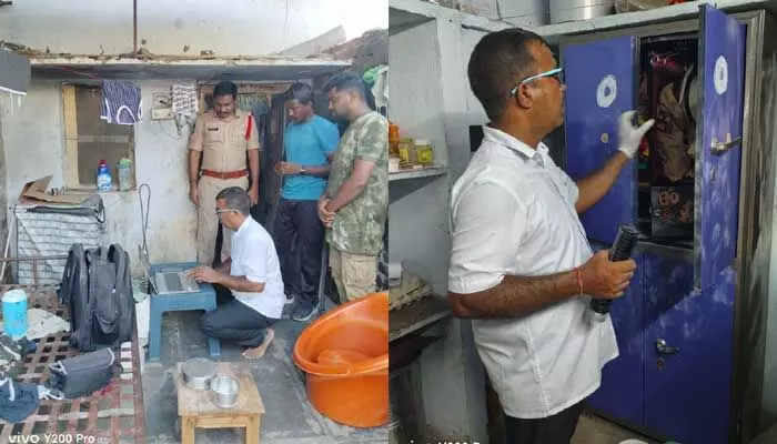 దొంగల హల్చల్..బైక్ మెకానిక్ షాప్లో దొంగతనం దొంగల హల్చల్..బైక్ మెకానిక్ షాప్లో దొంగతనం