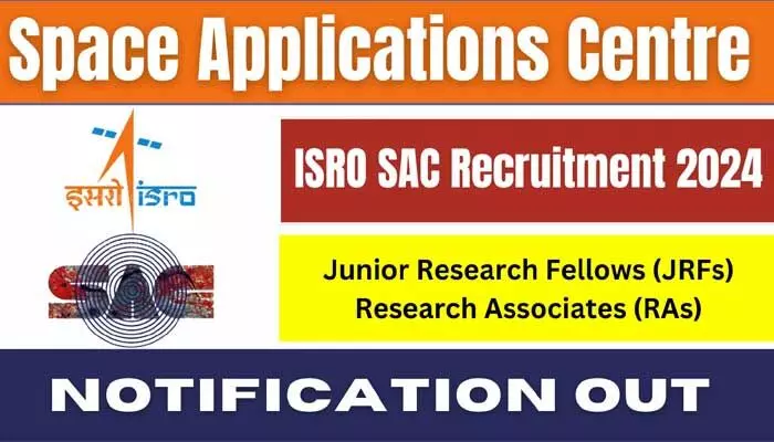 ISRO(SAC) Jobs: ఇస్రో స్పేస్ అప్లికేషన్ సెంటర్ లో.. జాబ్ ఓపెనింగ్స్ ISRO(SAC) Jobs: ఇస్రో స్పేస్ అప్లికేషన్ సెంటర్ లో.. జాబ్ ఓపెనింగ్స్