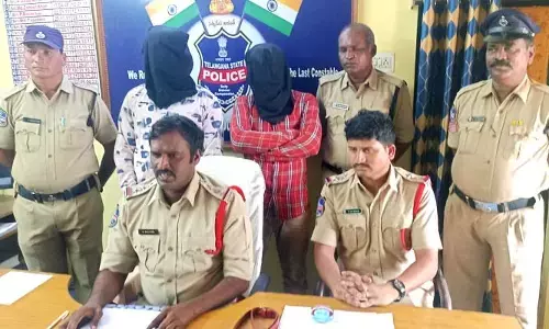 బ్యాంకు చోరీయత్నం కేసులో ఇద్దరు అరెస్ట్​
