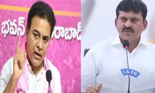 Ponguleti: కేటీఆర్ నిరూపించు లేదా రాజీనామా చేయ్.. మంత్రి పొంగులేటి ఫైర్