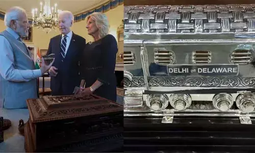 PM Modi gifts to Biden couple: జో బైడెన్ దంపతులకు.. మోదీ అరుదైన బహుమతులు