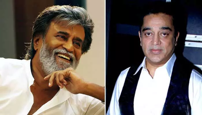 రజినీకాంత్కు హ్యాండ్ ఇచ్చిన కమల్ హాసన్ ? రజినీకాంత్కు హ్యాండ్ ఇచ్చిన కమల్ హాసన్ ?