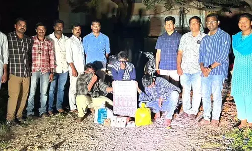 3.23 కేజీల గంజాయి పట్టివేత