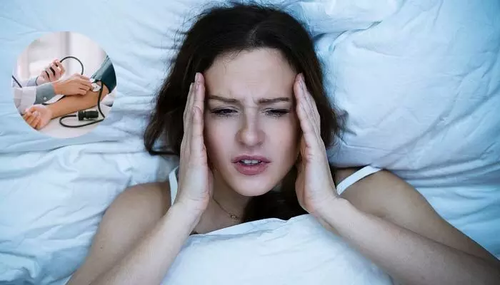 Hypertension: నిద్రలేమితో హైపర్ టెన్షన్.. మహిళల్లోనే అధికం! Hypertension: నిద్రలేమితో హైపర్ టెన్షన్.. మహిళల్లోనే అధికం!
