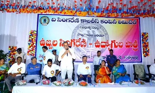 కార్మికుల సమిష్టి కృషితో సింగరేణికి లాభాలు