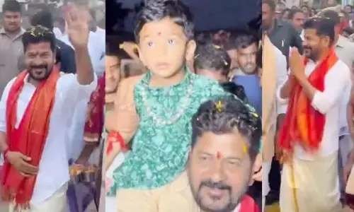 CM Revanth Reddy: సొంతూరు ప్రజలతో రేవంత్ దసరా సెలబ్రేషన్స్..  ‘గేమ్ ఛేంజర్’  సాంగ్‌తో వీడియో షేర్ చేసిన CM
