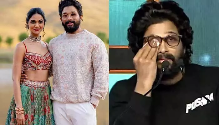 చచ్చిపోతాను అని చెప్పినా కూడా నా భార్య పట్టించుకోలేదు.. ఐకాన్ స్టార్ సంచలన కామెంట్స్ చచ్చిపోతాను అని చెప్పినా కూడా నా భార్య పట్టించుకోలేదు.. ఐకాన్ స్టార్ సంచలన కామెంట్స్