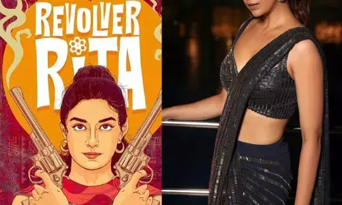 ‘రివాల్వర్ రీటా’ టైటిల్ టీజర్ రిలీజ్.. మాస్ అవతార్‌లో  స్టార్ హీరోయిన్ లుక్ అదుర్స్