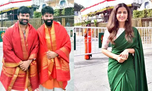 తిరుమలలో సినీస్టార్స్, రాజకీయ నాయకుల సందడి