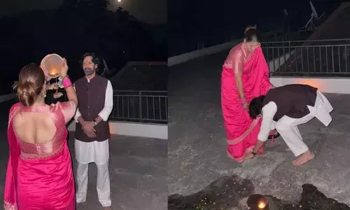 Vikrant Massey : భార్య కాళ్లు మొక్కిన యంగ్ హీరో.. వైరల్ అవుతున్న ఫోటోలు