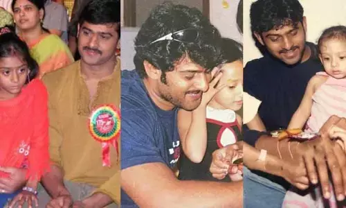 చెల్లెళ్లతో ప్రభాస్.. అన్నయ్యతో చిన్నప్పటి ఫొటోస్ షేర్ చేసి విష్ చేసిన ప్రసీదా.. అప్పట్లో ఎంత క్యూట్‌గా ఉన్నాడో