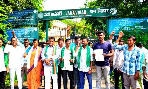 ఆదిలాబాద్ ఎఫ్ఆర్ఓ పై చర్యలు తీసుకోవాలి