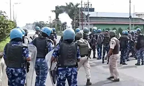 Manipur : మణిపూర్ కు 50 కంపెనీల అదనపు బలగాలు