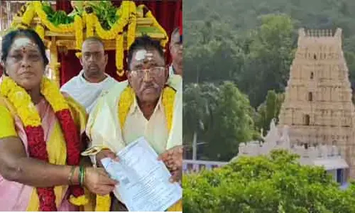 నంద్యాల మహానంది ఆలయానికి భారీ విరాళం