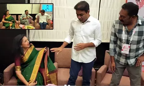 KTR and Gautami : నటి గౌతమికి షాకిచ్చిన కేటీఆర్! సోషల్ మీడియాలో వీడియో వైరల్
