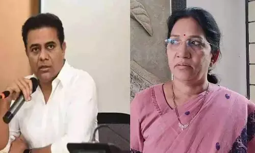 Janwada Rave Party: కేటీఆర్.. దమ్ముంటే టెస్ట్ కి రా : శోభారాణి డిమాండ్