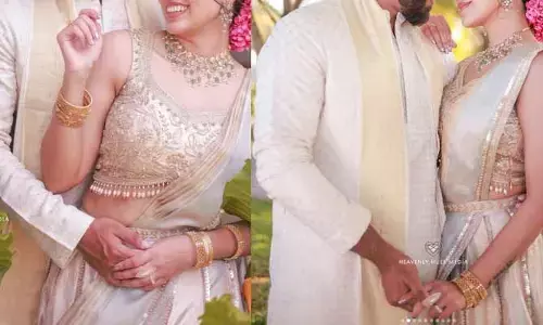 ప్రియుడితో ఎంగేజ్‌మెంట్ చేసుకున్న టాలీవుడ్ హీరోయిన్..  కుర్రాళ్ల హార్ట్ బ్రేక్ చేశావ్ అంటున్న నెటిజన్లు(ఫొటోలు)