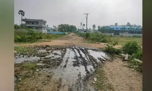 Municipal authorities : రోడ్డు పై పారుతున్న మురుగు.. పట్టించుకోని అధికారులు..